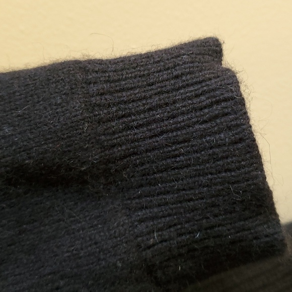 Pendleton Luxe Wool / Angora Black, Open Cardigan, PXL, Worn Twice,Like New,Chic - Picture 2 of 10